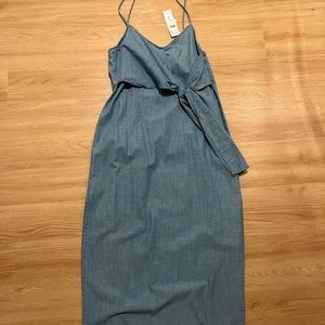 Top shop midi chambray dress